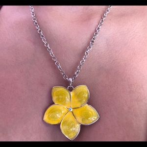 Sunflower necklace